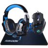 G2000 Hifi Pro Gaming Headphone Game Headset+2400 DPI X7 Pro Gaming Mouse Gift Big Gaming Mousepad Pro Gamer in Stock