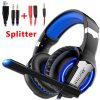 Gaming Headset PS4 Headphones Game Earphones Wired Bass Stereo Casque with Microphone For PS4 New Xbox One Laptop Tablet Gamer