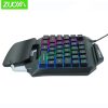 Gaming Keyboard 35 Keys with LED Backlight keyboard Wired USB One-handed Membrane Keyboard for Laptop computer game - Image 3