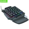 Gaming Keyboard 35 Keys with LED Backlight keyboard Wired USB One-handed Membrane Keyboard for Laptop computer game - Image 4