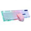 Gaming keyboard Colorful LED Illuminated Backlit USB Wired PC Rainbow Anti-skid and waterproof design Gaming Keyboard Mouse Set