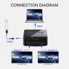 HDCP 4K HDMI Splitter Full HD 1080p Video HDMI Switch Switcher 1X2 Split 1 in 2 Out Amplifier Dual Display For HDTV DVD PS3 Xbox - Image 5
