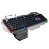 PK-900 Gaming Keyboard RGB Backlight Computer Mechanical Keyboard Feels Keyboards with Mobile Phone Holder Wrist Rest for LOL - Image 18