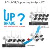 Hiseeu 8CH Wireless CCTV System 1080P 1TB 4pcs 2MP NVR IP IR-CUT outdoor CCTV Camera IP Security System Video Surveillance Kit - Image 2