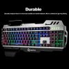 PK-900 Gaming Keyboard RGB Backlight Computer Mechanical Keyboard Feels Keyboards with Mobile Phone Holder Wrist Rest for LOL - Image 2