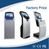 19 Inch Touch screen counter top Queue kiosk information checking Digital Signage ordering kiosk with one 80mm printer