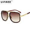 Classic Oversized Men Sunglasses Luxury Brand Women mach one Sun Glasses Square retro Oculos de sol Male UV400 Mirror Eyewear - Image 2