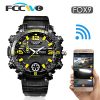 Spay watch, FCCWO FOX9 New Sports Camera Watch Remote Wifi Large Capacity HD Camera Wristband Glare lighti IP67 Waterproof Watch Smart Watch