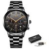 Relojes 2018 Watch Men LIGE Fashion Sport Quartz Clock Mens Watches Top Brand Luxury Business Waterproof Watch Relogio Masculino - Image 6