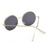 SIMPRECT 2019 Sunglasses Women Retro Round Gradient Metal Sun Glasses Fashion Brand Designer Vintage Lunette De Soleil Femme - Image 4