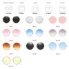 SIMPRECT 2019 Sunglasses Women Retro Round Gradient Metal Sun Glasses Fashion Brand Designer Vintage Lunette De Soleil Femme - Image 6