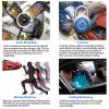 E-ACE Car DVR 3 Cameras Lens 4.0 Inch Dash Camera Dual Lens With Rear view Camera Video Recorder Auto Registration DVRs Dash Cam - Image 3