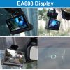 E-ACE Car DVR 3 Cameras Lens 4.0 Inch Dash Camera Dual Lens With Rear view Camera Video Recorder Auto Registration DVRs Dash Cam - Image 5