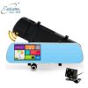 GPS Dash Cam 5.0 '' touch screen Registrar Video Recorder Camcorder 1080p Rear View Mirror rear view car DVR Camera WiFi - Image 3