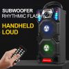 Newmine A1 Portable DJ Player Wireless Bluetooth Outdoor High-power Party LED Light Audio Subwoofer Speakers Support Computer - Image 2