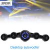 SADA D-219 Bluetooth AUX Multi-media Soundbar Desktop  Subwoofer Mini Aircraft PC Speaker with 3 Speaker Units/Stereo Surround