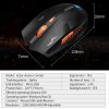 2.4Ghz Wireless Mouse Gaming Slient Mouse USB 2400 DPI Ergonomic Design 6 Buttons Scrub Black Noiseless Mouse for PC Laptop - Image 6