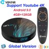 HK1 Max Android 9.0 Smart TV Box 4GB RAM 64GB Rockchip3318 4K Google Play Store Youtube Netflix HK1Max 4GB RAM 32GB Set Top Box