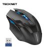 TeckNet 2.4GHz Wireless Mouse Optical Gaming Mouse Programmable Macro 4800DPI 8 Buttons Mouse Gamer Wireless Mice For PC Laptop