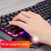 Waterproof Mechanical Rainbow Backlit Multi Shortcuts Gaming Keyboard 3200 DPI Optical Mice Mouse Pad Set with Pen Phone Holder - Image 2
