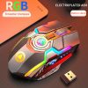 Wireless Gaming Mouse Rechargeable Gaming Mouse Silent Ergonomic 7 Keys RGB Backlit 1600 DPI mouse for Laptop Computer Pro Gamer - Image 3