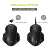 Delux M627 PMW3389 Sensor Wired + Wireless RGB Gaming Mouse 16000 DPI 8 Buttons Left and Right hand Mice With DIY Side Wings - Image 2