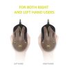 Delux M627 PMW3389 Sensor Wired + Wireless RGB Gaming Mouse 16000 DPI 8 Buttons Left and Right hand Mice With DIY Side Wings - Image 4