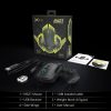 Delux M627 PMW3389 Sensor Wired + Wireless RGB Gaming Mouse 16000 DPI 8 Buttons Left and Right hand Mice With DIY Side Wings - Image 6