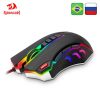 Redragon TITANOBOA2 CHROMA M802 USB Wired Gaming Computer Mouse 24000DPI 10 buttons RGB mice Programmable ergonomic PC Gamer